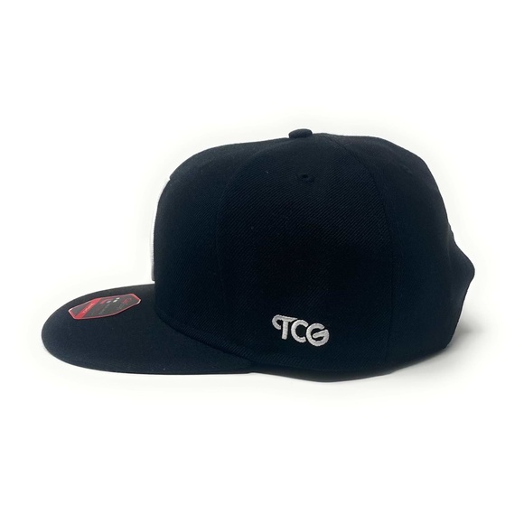 6 Visions - The Cap Guys TCG / Inspired Exclusives Black/White Snapback Cap - Picture 4 of 7